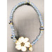 Crystal Bead with Flower Charm Bracelet - Assorted Colors Available!