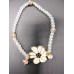 Crystal Bead with Flower Charm Bracelet - Assorted Colors Available!