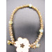 Crystal Bead with Flower Charm Bracelet - Assorted Colors Available!