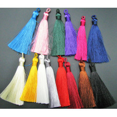 Silky Tassel -Set of 2 Pieces Several Colors Available