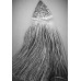 Large Silky Tassel with Crystal Cap