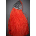 Large Silky Tassel with Crystal Cap