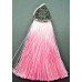 Large Silky Tassel with Crystal Cap