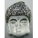 GP Buddha - Rhinestone Capped Crystal Buddha Head Pendant - Two Styles available