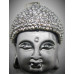 GP Buddha - Rhinestone Capped Crystal Buddha Head Pendant - Two Styles available