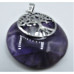 GP Round - Gemstone Round Shape Pendant with Tree of Life - Assorted stones available