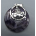 GP Round - Gemstone Round Shape Pendant with Kwan Yin - Assorted stones available