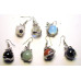 Dragon Wrapped Gemstone Earrings 