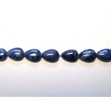 14 x 10mm Teardrop Lapis Bead Strand