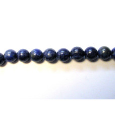 8mm Round Lapis Bead Strand