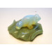 Frog on Lily Pad 2.25 Inch Figurine - Opalite