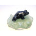 Frog on Lily Pad 2.25 Inch Figurine - Sodalite