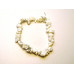 7 Inch Stretch Chip Bracelet - Howlite White  -10 pcs pack