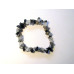 7 Inch Stretch Chip Bracelet - Rutilated Black Quartz  -10 pcs pack