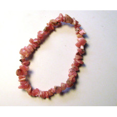 7 Inch Stretch Chip Bracelet - Rhodocrosite  -10 pcs pack