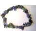 7 Inch Stretch Chip Bracelet - Tanzanite Mix  -10 pcs pack