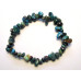 7 Inch Stretch Chip Bracelet - Chrysoccolla  -10 pcs pack