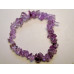 7 Inch Stretch Chip Bracelet - Cape Amethyst  -10 pcs pack