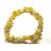 7 Inch Stretch Chip Bracelet - Yellow Opal  -10 pcs pack