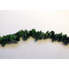 30-34 Inch Chip Necklace - Diopside  - 10 pcs pack