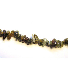 30-34 Inch Chip Necklace - Green Garnet - 10 pcs pack