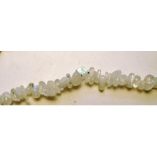 30-34 Inch Chip Necklace - Rainbow Moonstone  - 10 pcs pack