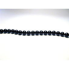 16 inch 6 mm Gemstone Round Bead Strand - Black Obsidian