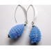 Pineapple Bead Crystal Earrings