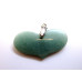 GP Heart - Stretched Gemstone Heart with Bail  Assorted Stones