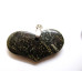 GP Heart - Stretched Gemstone Heart with Bail  Assorted Stones