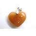 Small Heart with Bail - Agate