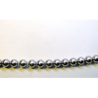 10mm Grey Shell Pearl Bead Strand 