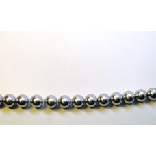 12mm Grey Shell Pearl Bead Strand 