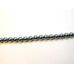 14mm Dark Grey Shell Pearl Bead Strand 