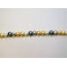 12mm x 15mm Egg Shaped Multi Color Bead Strand 