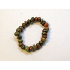 Irregular Gemstone Bracelet - 10 pcs pack - Unakite