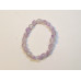 Irregular Gemstone Bracelet - 10 pcs pack - Rutilated Quartz Purple