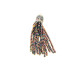 Crystal Tassel with Crystal Cap