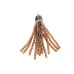 Crystal Tassel with Crystal Cap