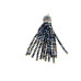 Crystal Tassel with Crystal Cap