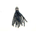 Crystal Tassel with Crystal Cap