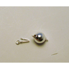 Sterling Silver Finding 8mm Ball Clasp Set of 4