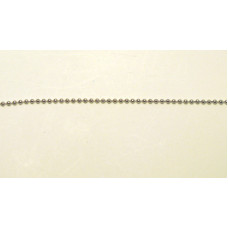 Stainless Steel Chain 1.5mm 18 Inch Ball 10piece pack