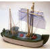 Small Sailing Ship #B with Green finish (13cm x 16cm)