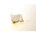 Goldfish Classic Carved Fetish Bead 0.75 Inch - Clear Quartz