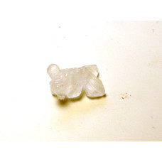 Goldfish 1 Inch Figurine - Clear Quartz