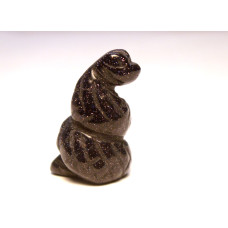 Snake (Cobra) 1 Inch Figurine - Blue Goldstone