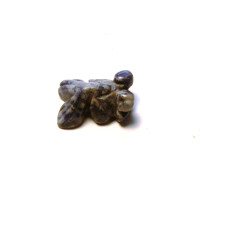 Goldfish Classic Carved Fetish Bead 0.75 Inch - Sodalite