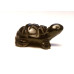 Turtle Carved Fetish Bead 0.75 Inch - Golden Obsidian