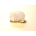 Hippo Classic Carved Fetish Bead 0.75 Inch - Clear Quartz